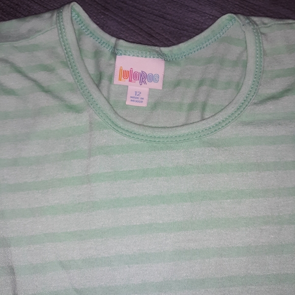 Lularoe Scarlett mint green size 12 - Picture 2 of 3